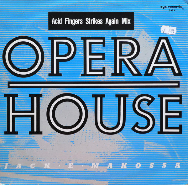 Jack E Makossa : Opera House (Acid Fingers Strikes Again Mix) (12")